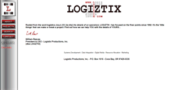 Desktop Screenshot of logiztix.com